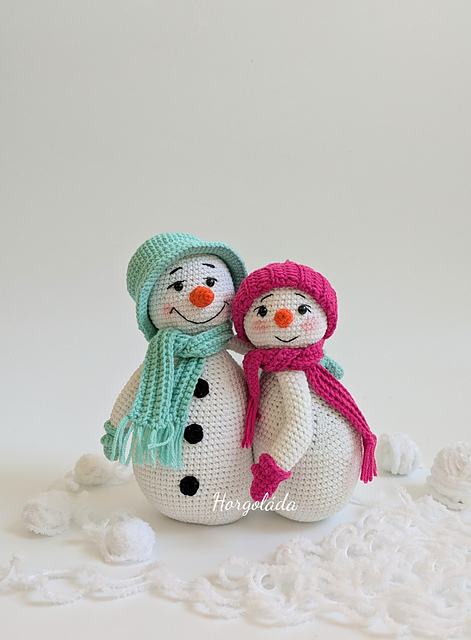 Snowman and Snowwoman