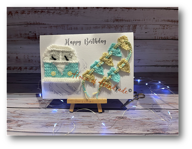 Caravan Cards Pattern Ravelry: Knit & Print Campervan Card pattern by House of Handmade