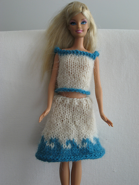 Barbie, skirt and top - Water