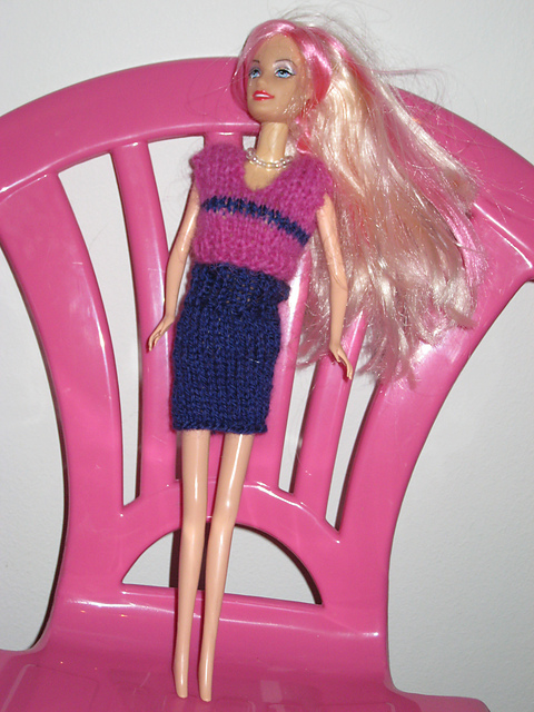 #0215 Pink Top and Lilac Skirt