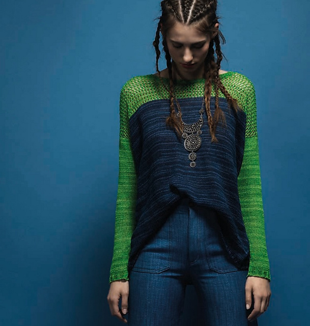 Leinenpulli Oversize