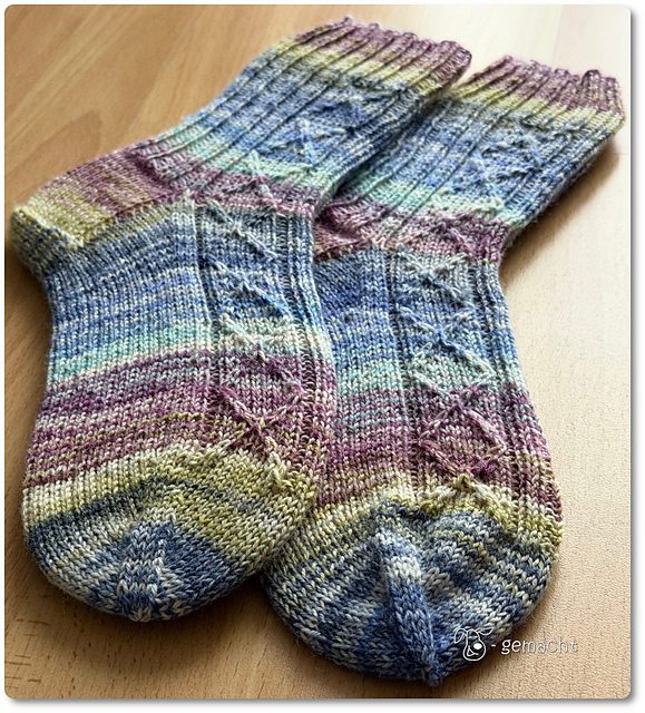Socken "Lisa Lustig"