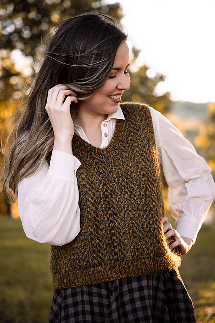 Velvet Moss Vest
