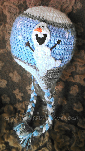 Snowman Hat with Braids Olaf