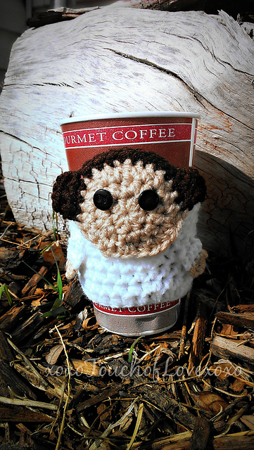 Princess Leia Coffee Cozy