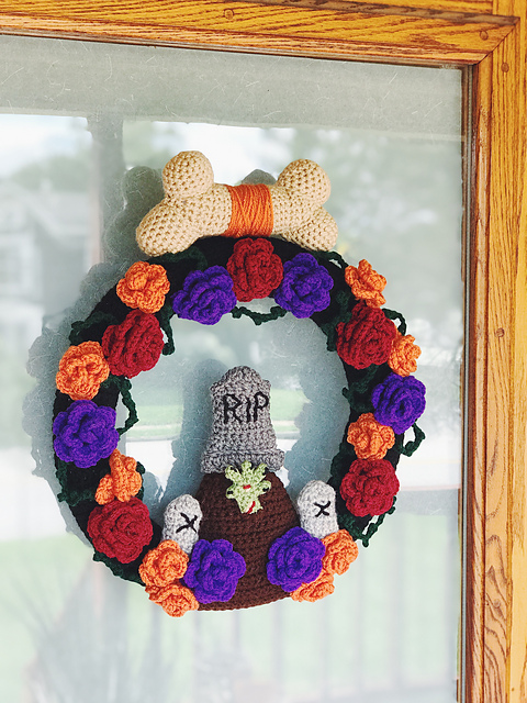 Halloween Zombie Wreath