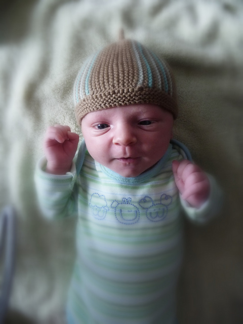 Striped Baby Beanie