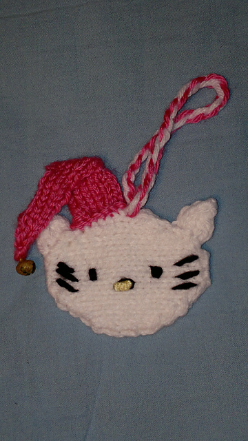 Hello Kitty Ornament with Tonttulakki