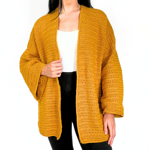 Ravelry: Easy Wide Sleeve Cardigan pattern by Elyse Eades Ravelry: Easy Wide Sleeve Cardigan pattern by Elyse Eades