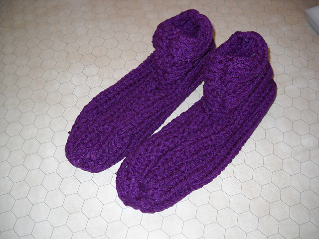 Quick-Knit Slippers