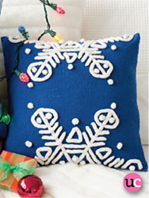 #38 Snowflake Pillow