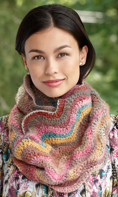Candy Color Ripple Cowl