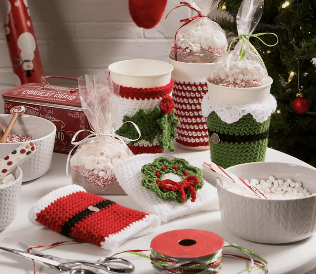 Holiday Cup Cozies