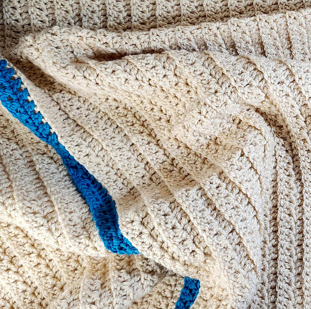 Relaxed Rib Baby Blanket