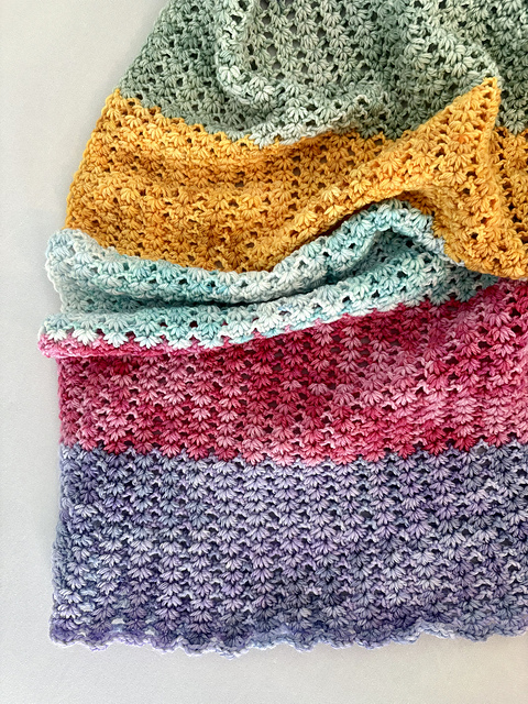 Lace Shell Stitch Wrap