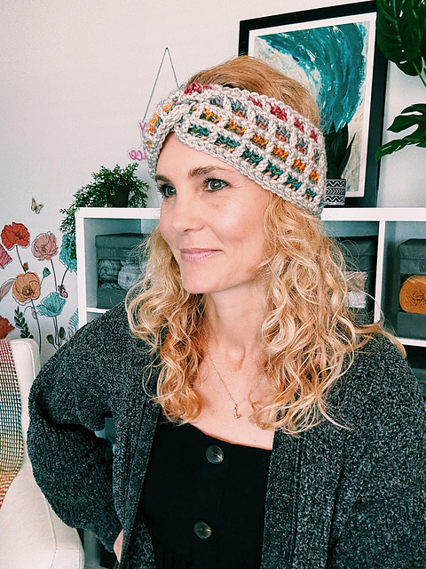 Waffle Stitch Ear Warmer