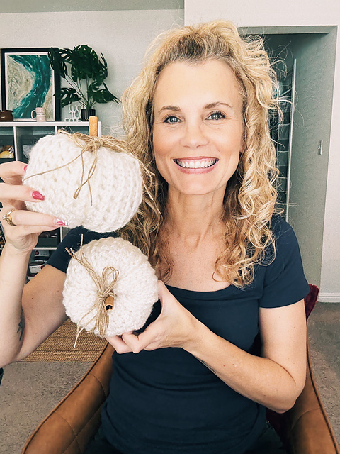 Tunisian Crochet Pumpkin