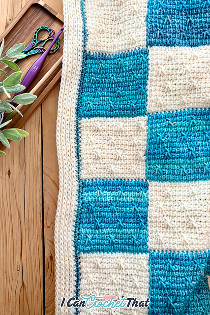 Frosted Star Stitch Blanket