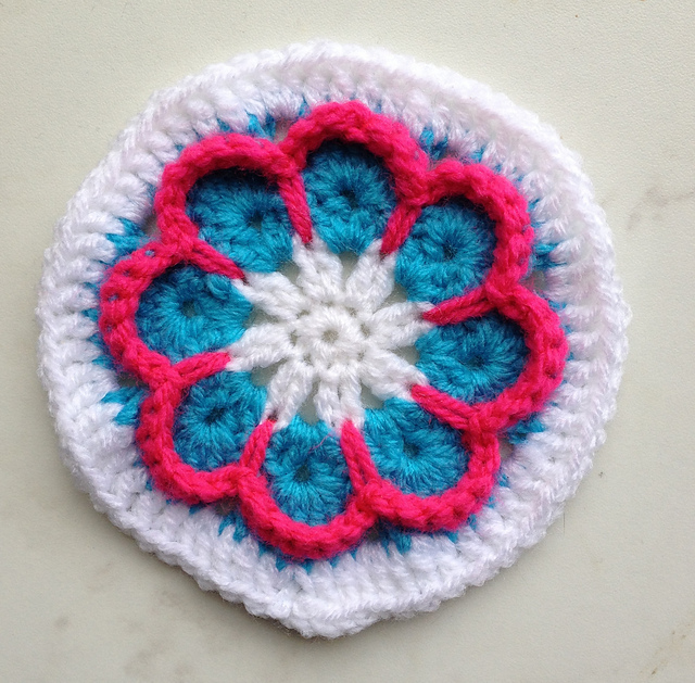 African Flower Coaster