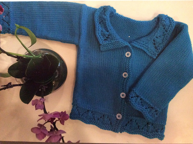 Auntie Pee Baby Cardigan