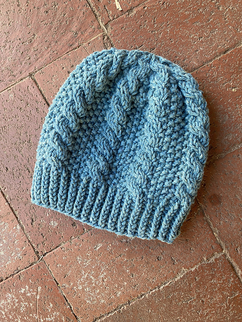 帽子 Lowgauge Moss Stitch Ball Hat Lowgauge Moss Stitch Ball Hat（Double Moss Stitch Knit Hat