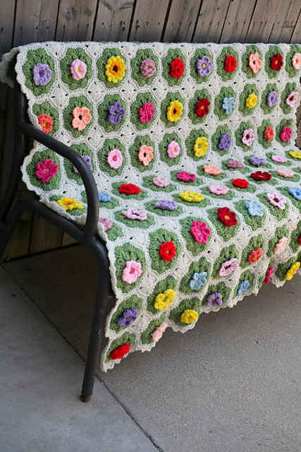 A Field of Flowers Afghan