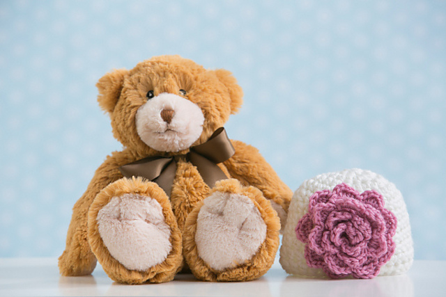 Rosy Newborn Hat
