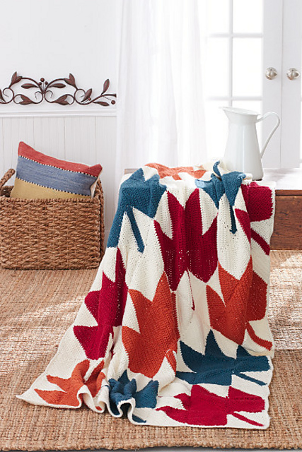 Falling Leaves Afghan