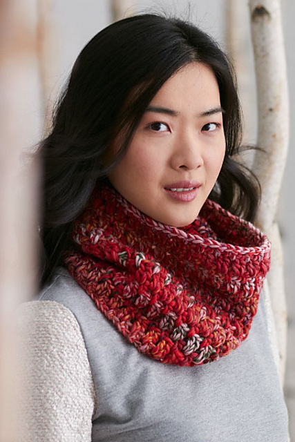 Cranberry Jam Cowl