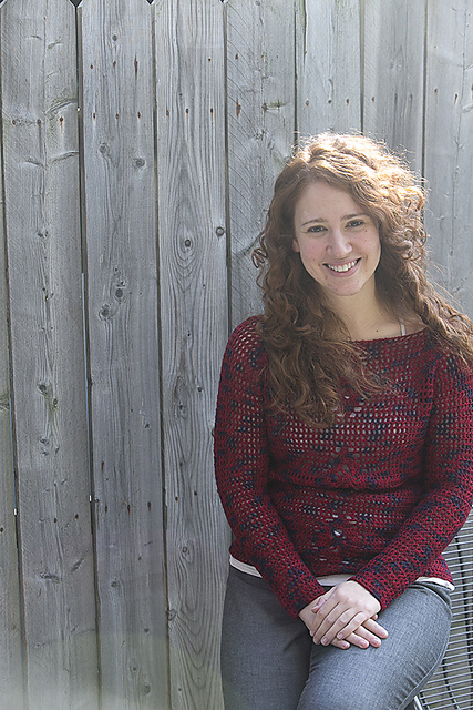 Plum Raspberry Pullover