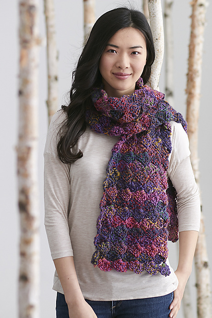 Back and Forth / Plumtacular Scarf