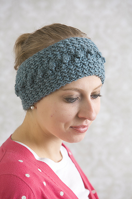 Azure Bobble Headband