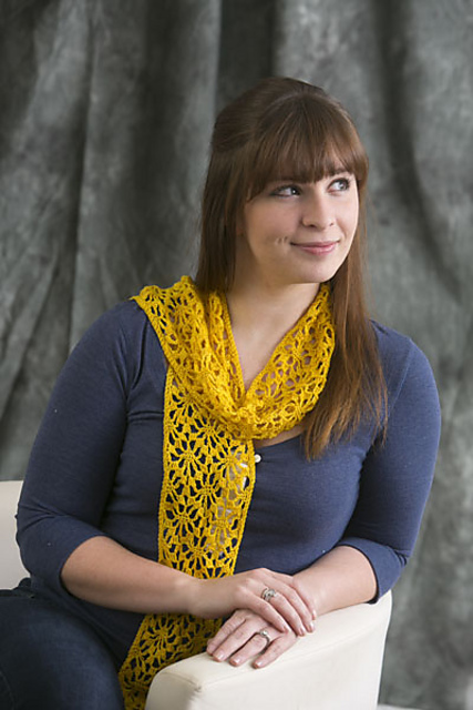 Mother’s Day Floral Lace Scarf