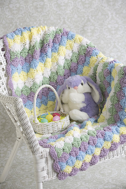 Lavender Bavarian Throw