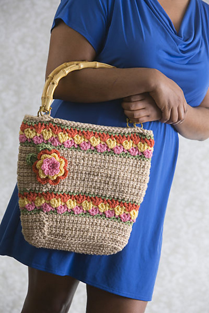 Spring Fling Floral Tote