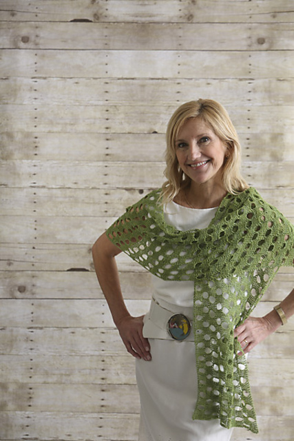 Earthen Blocks Shawl