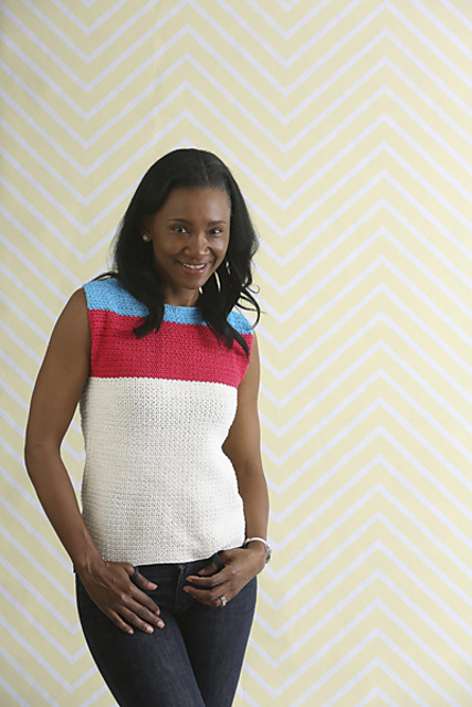 Vivid Coral Reef Top