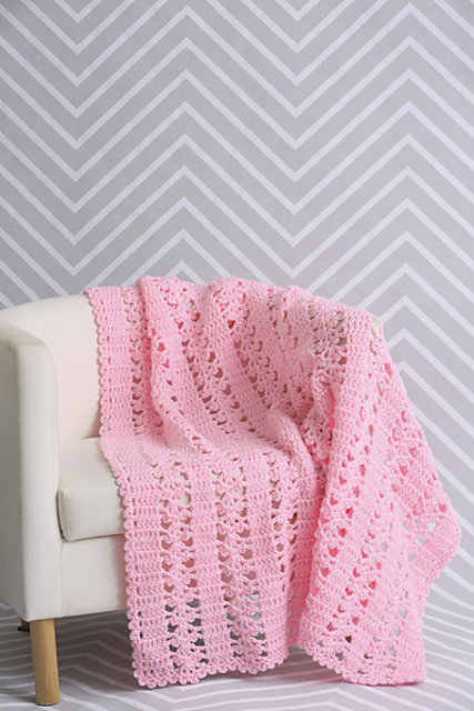 Fleur de Lis Afghan