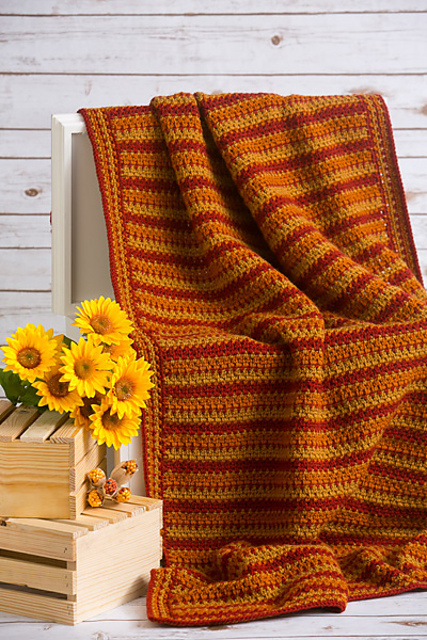 Autumn Zig-Zag Throw