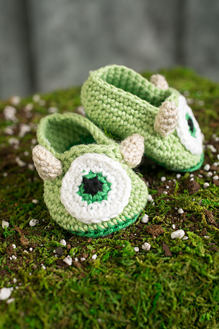 Monster Baby Booties