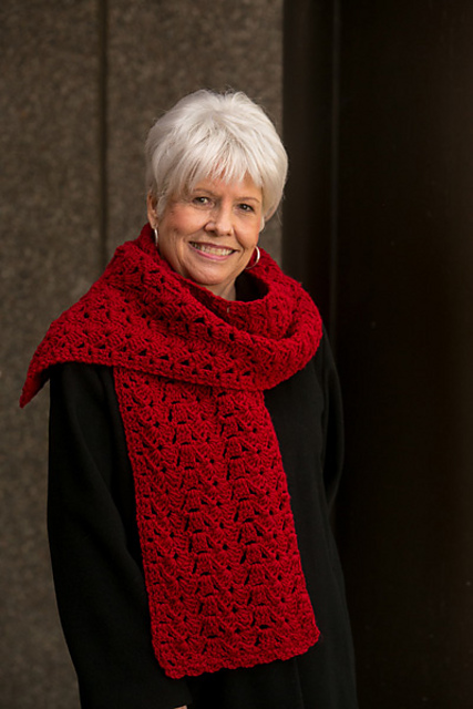 Radiant Ruby Scarf