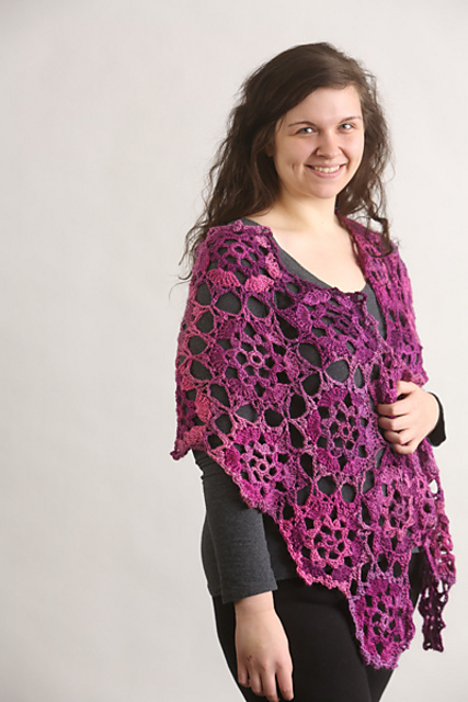 Snow Blossom Shawl