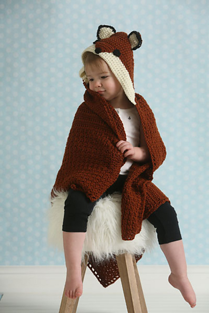 Fairytale Fox Hooded Blanket