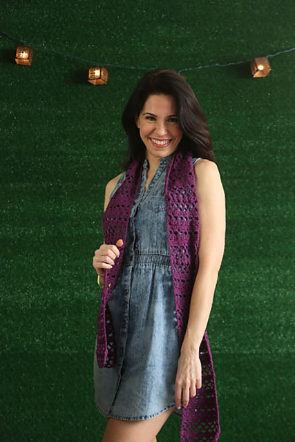 Purple Paradise Scarf