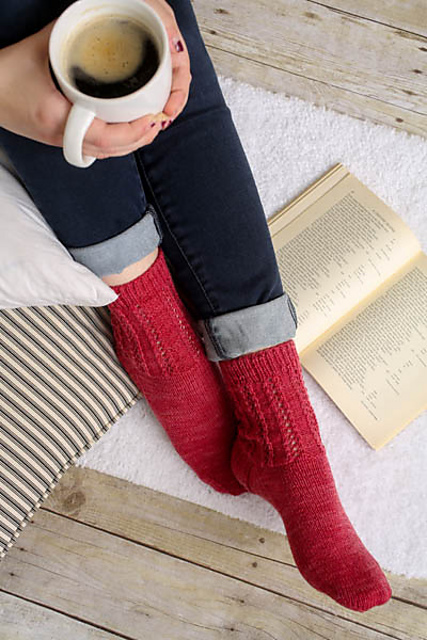 Negative Space Socks