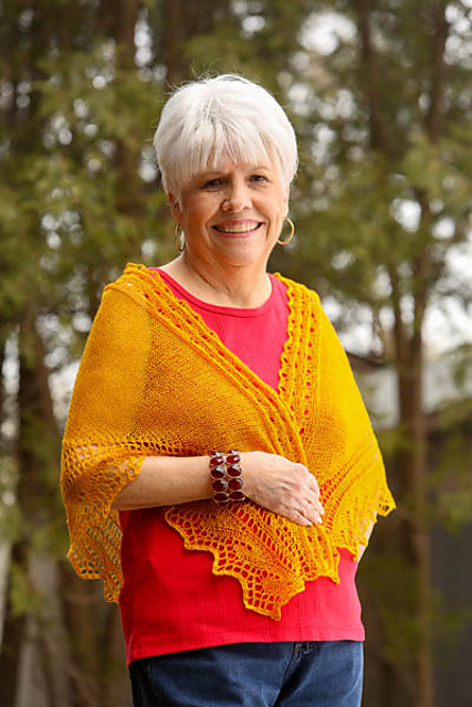Luminous Lighthouse Shawl