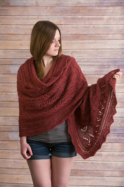 Marsala Lace Stole