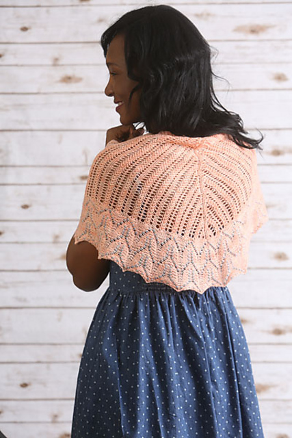 Sun-Kissed Skies Shawl