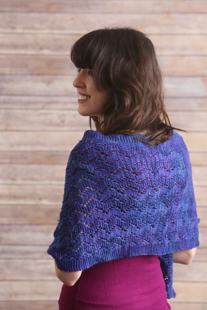 Blueberry Lace Wrap