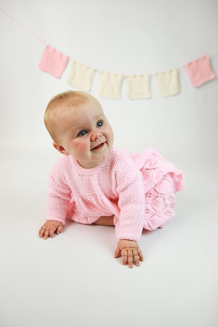 Pink Lacy Dress & Booties